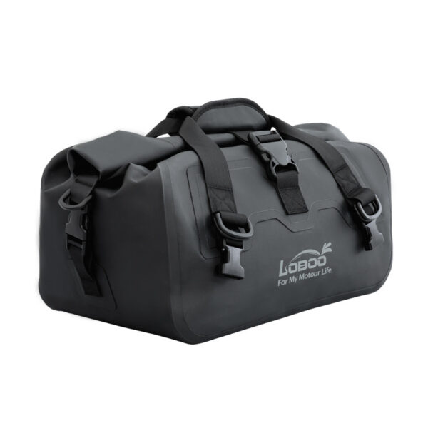 loboo-pvc-torba-szara-20l-1040104500111 LOBOO Torba motocyklowa PVC szara 20L, magnetyczne zapięcie, wodoodporna