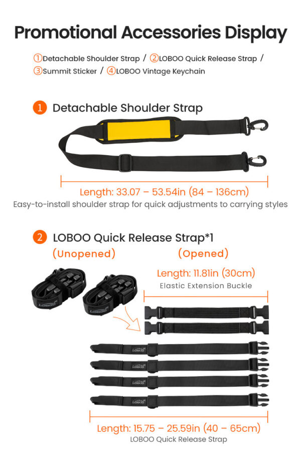 LOBOO Torba motocyklowa PVC żółta 66L (z kieszenią separacyjną na mokre rzeczy)