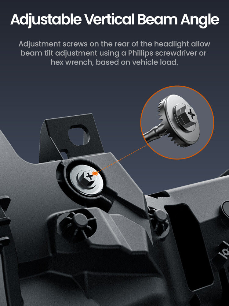 LOBOO Reflektor przedni z doświetlaniem zakrętów do YAMAHA XMAX300 (2023-)