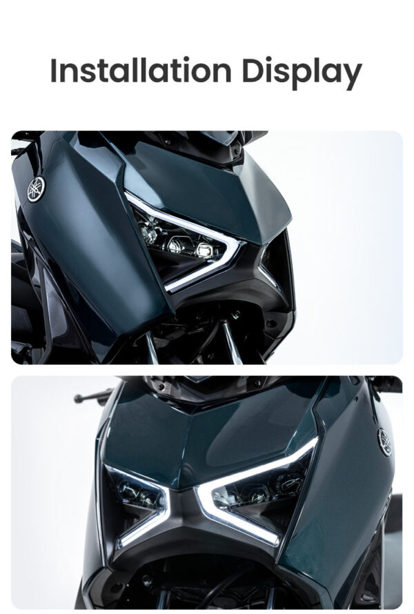 LOBOO Reflektor przedni z doświetlaniem zakrętów do YAMAHA XMAX300 (2023-)