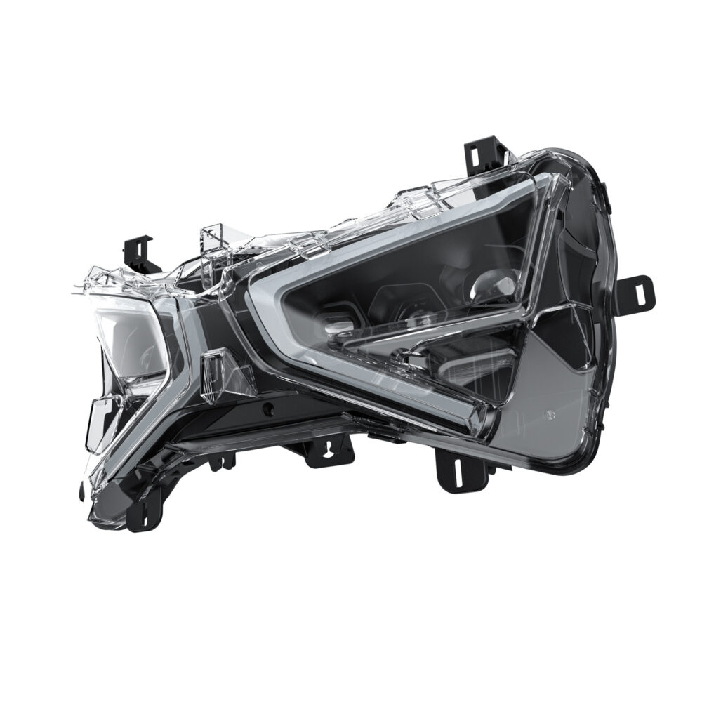 LOBOO Reflektor przedni z doświetlaniem zakrętów do YAMAHA XMAX300 (2023-)