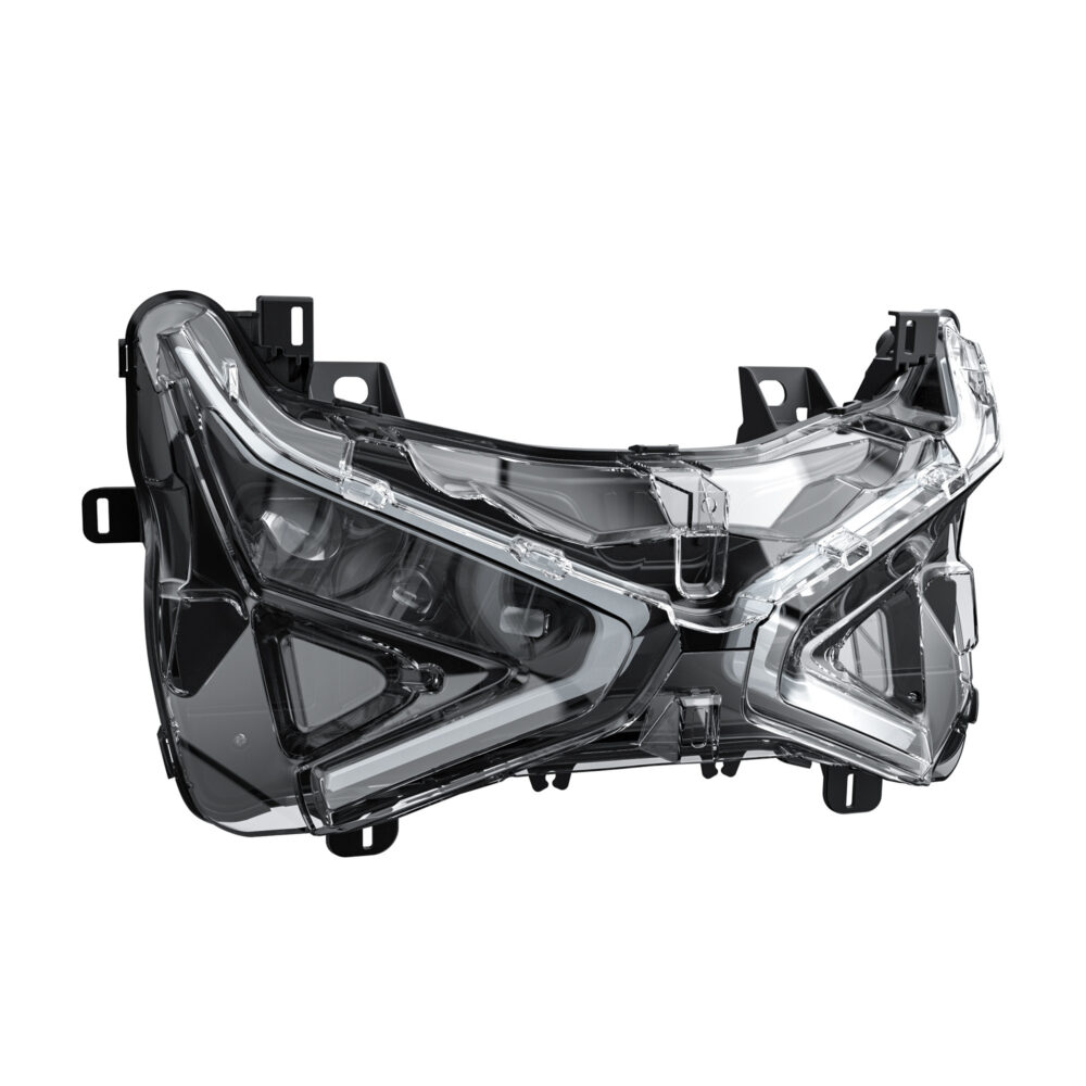 LOBOO Reflektor przedni z doświetlaniem zakrętów do YAMAHA XMAX300 (2023-)