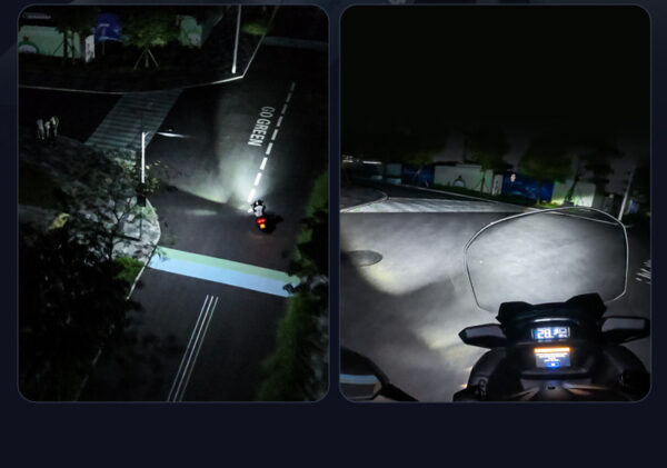 LOBOO Reflektor przedni z doświetlaniem zakrętów do YAMAHA XMAX300 (2023-)