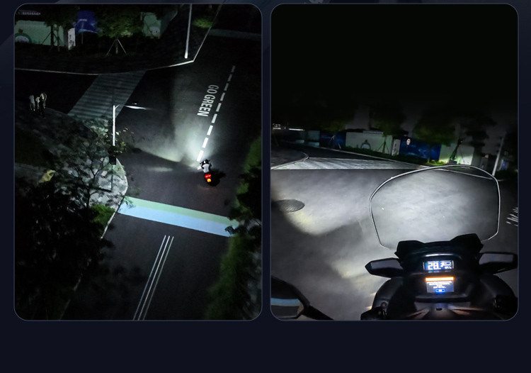 LOBOO Reflektor przedni z doświetlaniem zakrętów do YAMAHA XMAX300 (2023-)