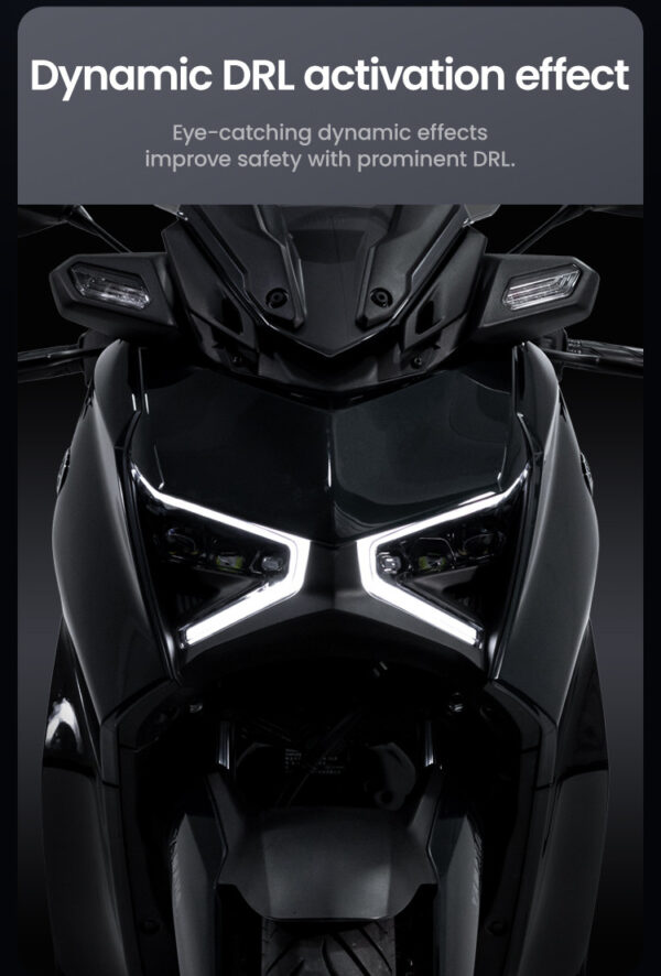 LOBOO Reflektor przedni z doświetlaniem zakrętów do YAMAHA XMAX300 (2023-)