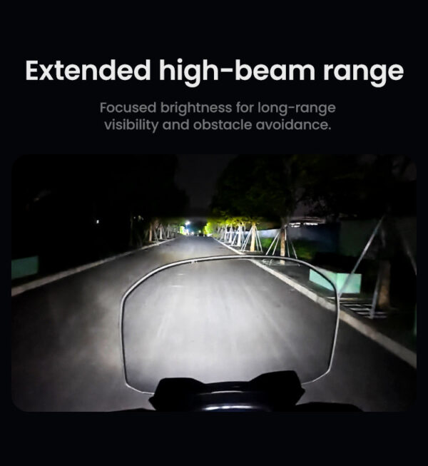 LOBOO Reflektor przedni z doświetlaniem zakrętów do YAMAHA XMAX300 (2023-)