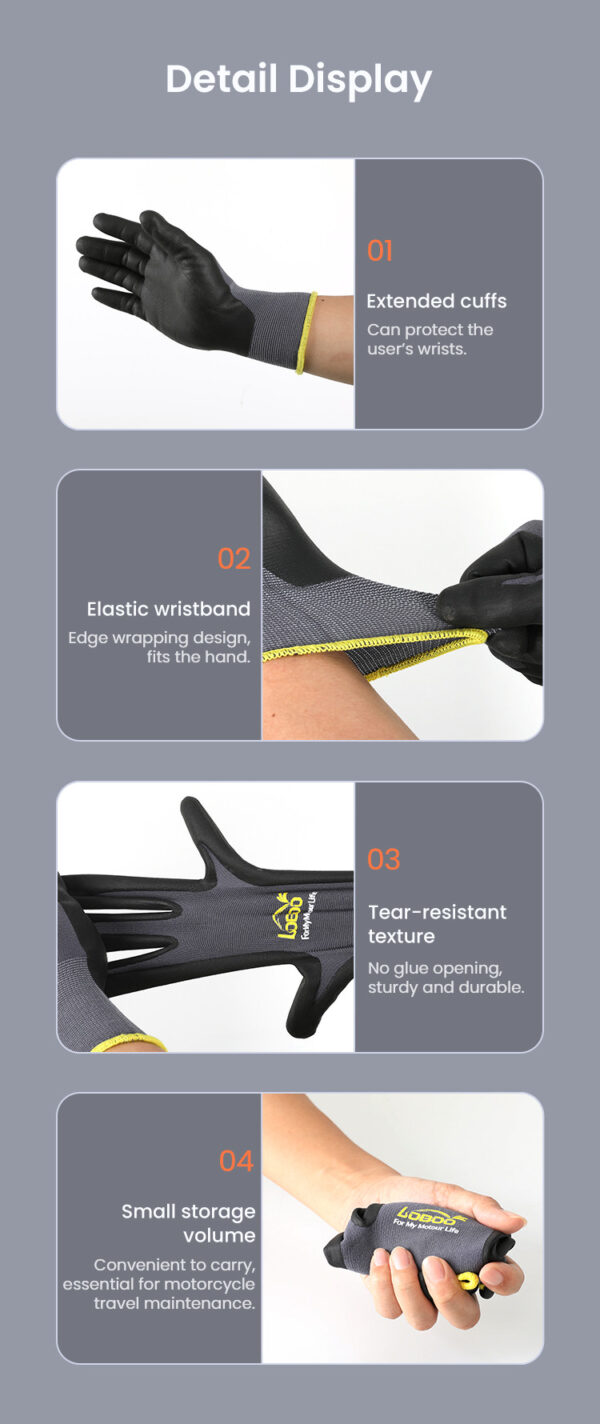 LOBOO Rękawice warszatatowe