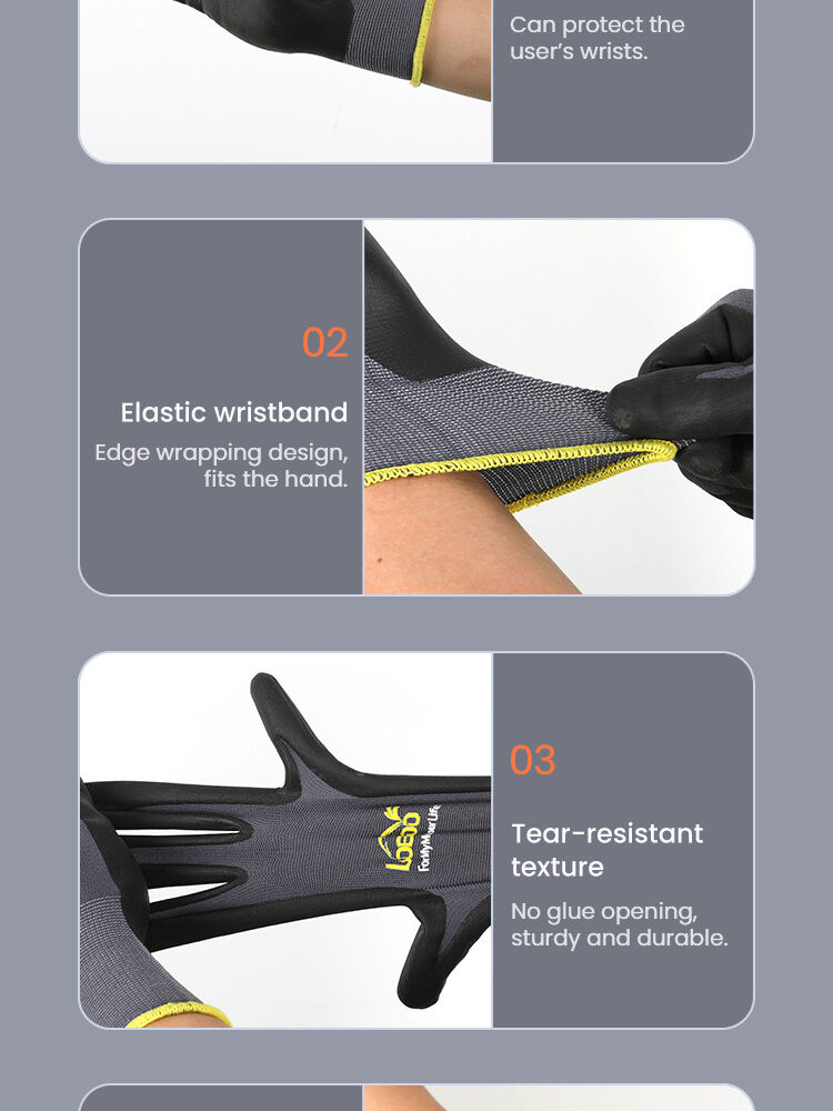 LOBOO Rękawice warszatatowe