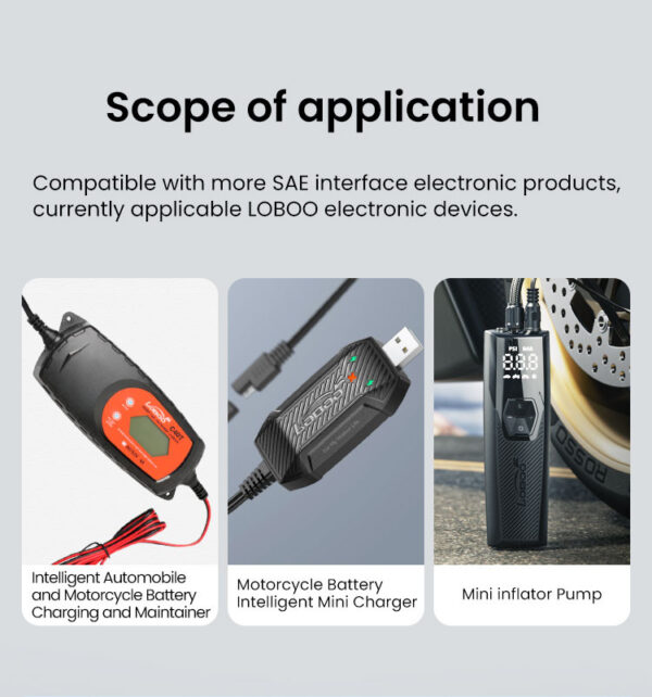 LOBOO SAE Quick-Connection Cable 50cm