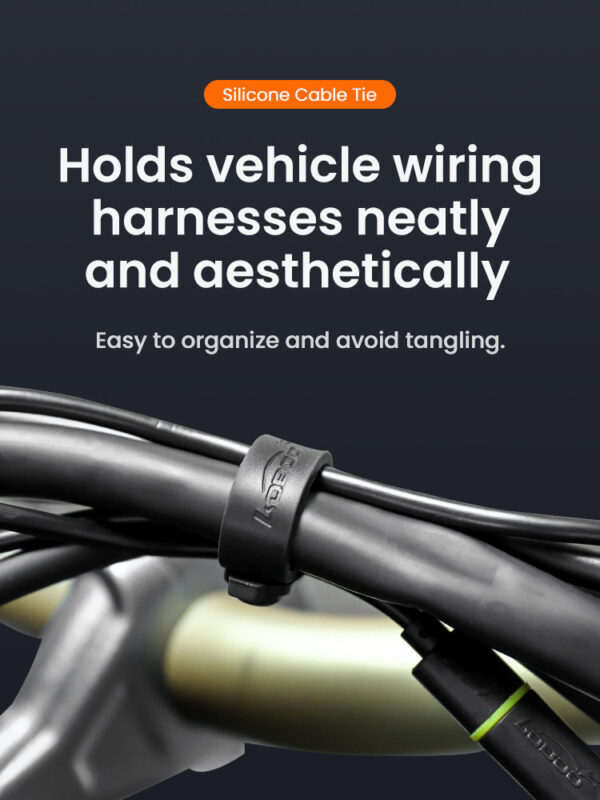 LOBOO Silikonowa opaska zaciskowa