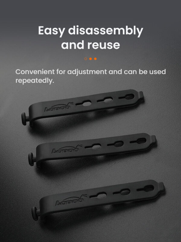 LOBOO Silikonowa opaska zaciskowa