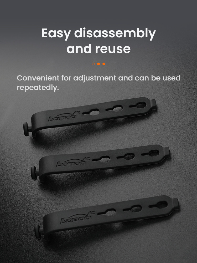 LOBOO Silikonowa opaska zaciskowa