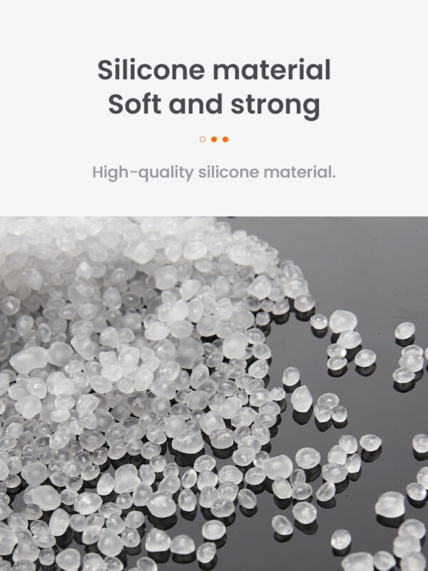 LOBOO Silikonowa opaska zaciskowa