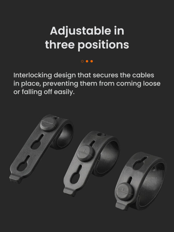 LOBOO Silikonowa opaska zaciskowa