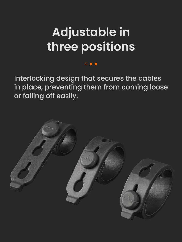 LOBOO Silikonowa opaska zaciskowa