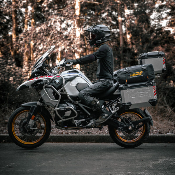 LOBOO Torba motocyklowa TPU Składana / rozszerzalna wodoodporna 30L zielona