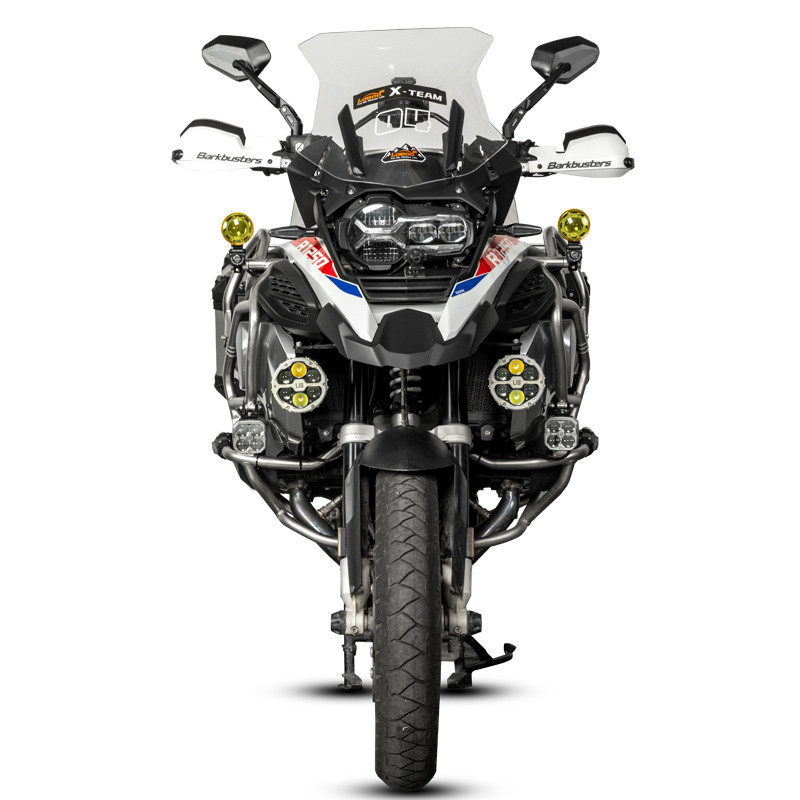 LOBOO Składane lusterka wsteczne czarne (para), aluminium, CNC