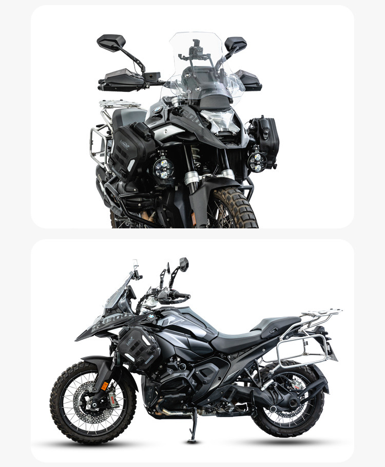 LOBOO Składane lusterka wsteczne (para), czujniki ultradźwiekowe SVA, aluminium, CNC