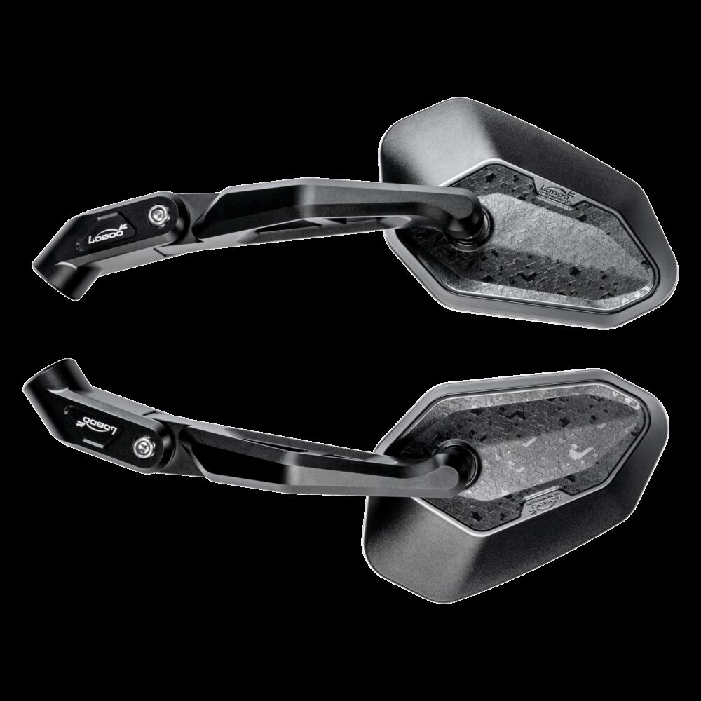 LOBOO Składane lusterka wsteczne (para), PC+ABS