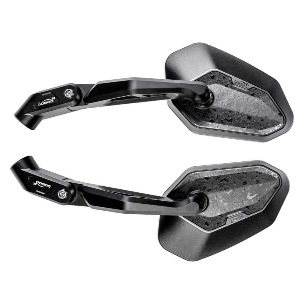 LOBOO Składane lusterka wsteczne (para), PC+ABS