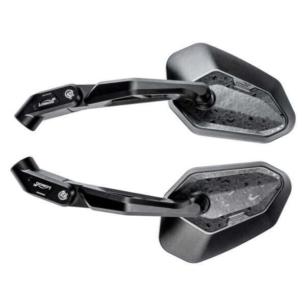 LOBOO Składane lusterka wsteczne (para), PC+ABS