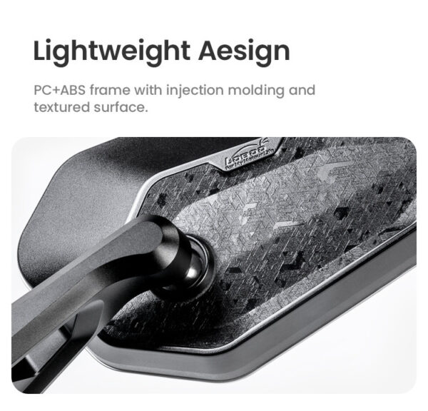 LOBOO Składane lusterka wsteczne (para), PC+ABS