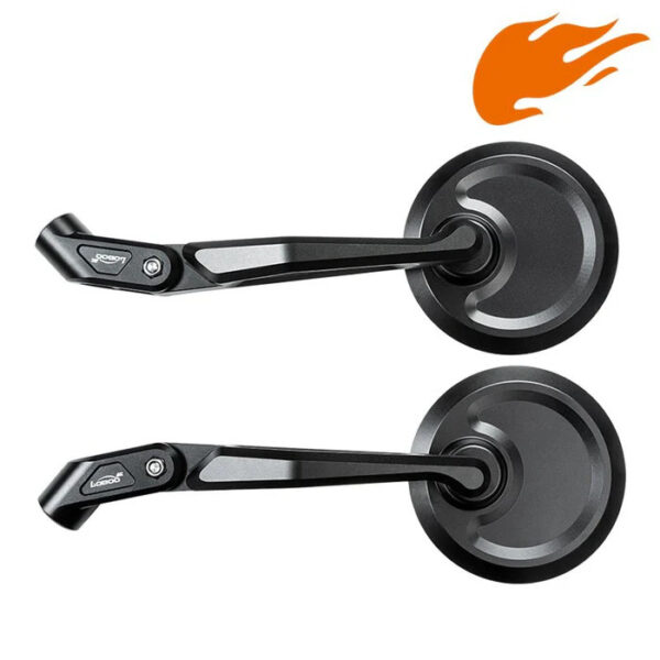 LOBOO Składane lusterka wsteczne (para) aluminium, CNC