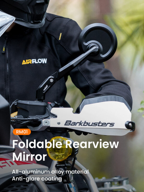 LOBOO Składane lusterka wsteczne (para) aluminium, CNC