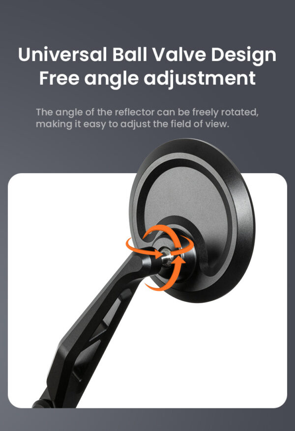 LOBOO Składane lusterka wsteczne (para) aluminium, CNC