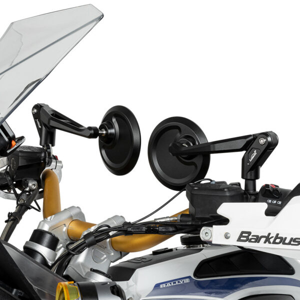 LOBOO Składane lusterka wsteczne (para) aluminium, CNC