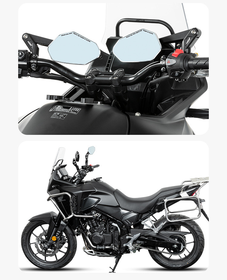 LOBOO Składane lusterka wsteczne (para), aluminium, CNC