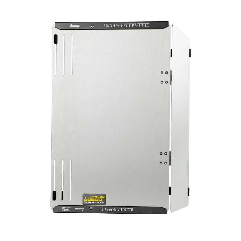 LOBOO Składany blat stołu do kufrów bocznych - aluminium