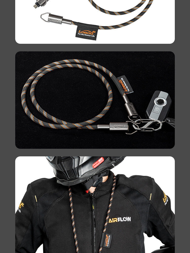 LOBOO Smycz/kabel do ładowania USB-C 100W