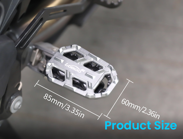 LOBOO Szerokie podnóżki do BMW G310GS, F750GS, F850GS, S1000XR, RI200GS, R1200GS, R1250GS, R1250GS Adventure, R1300GS