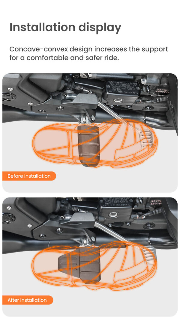 LOBOO Szerokie podnóżki do HONDA GL1800 (2020-)