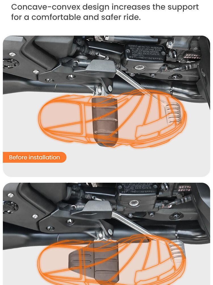 LOBOO Szerokie podnóżki do HONDA GL1800 (2020-)
