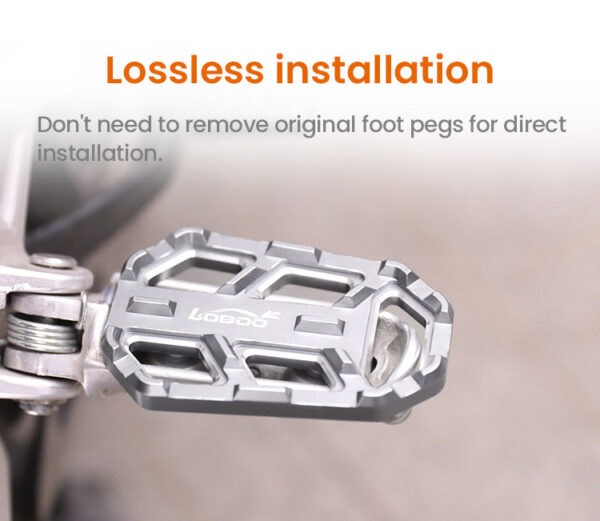 LOBOO Szerokie podnóżki do HONDA NC750X, HONDA CB400, HONDA NX400