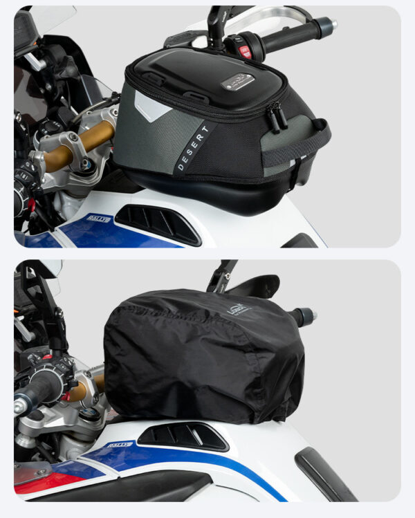 loboo-tank-bag-10l LOBOO Tank Bag z funkcją szybkiego demontażu z kotwy magnetycznej, regulacja montażu w zakresie 110mm, 10L, czarny/szary