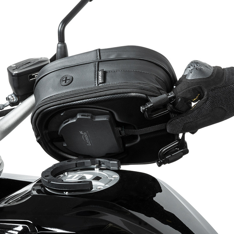 LOBOO Tank bag z funkcją szybkiego demontażu z kotwy magnetycznej, regulacja montażu w zakresie 110mm, rozszerzany w zakresie 2,5