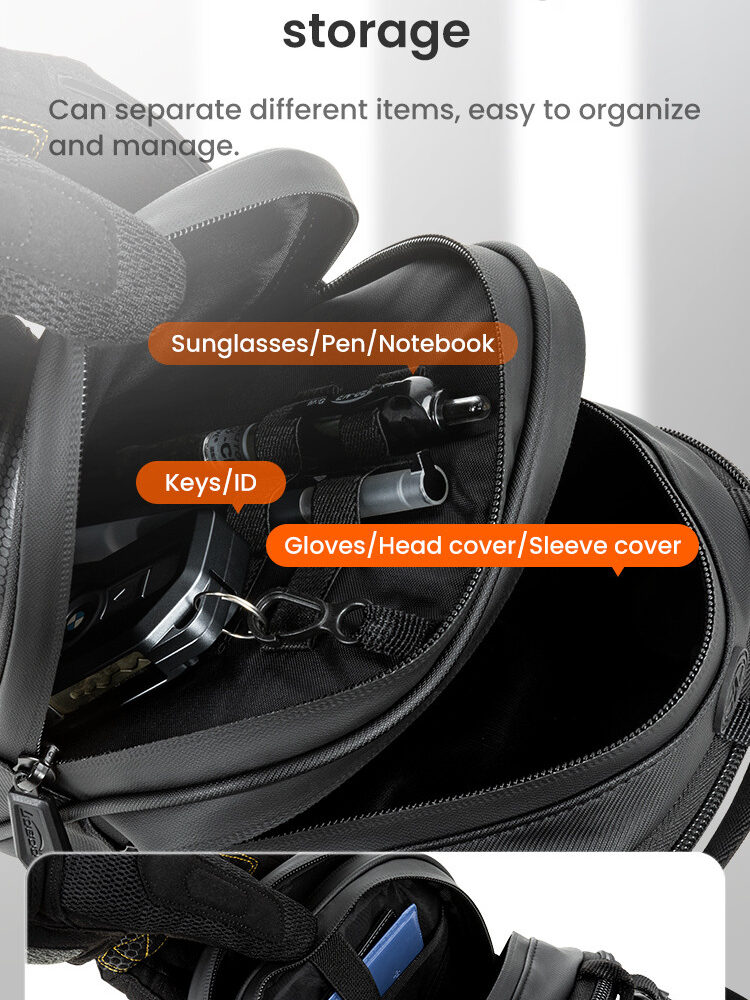 loboo-tank-bag-25-35l LOBOO Tank bag z funkcją szybkiego demontażu z kotwy magnetycznej, regulacja montażu 110mm, pojemność 2,5-3,5L, czarny