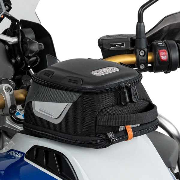 loboo-tank-bag-45-65l LOBOO Tank Bag z funkcją szybkiego demontażu z kotwy magnetycznej, regulacja montażu 110mm, pojemność 4,5-6,5L, czarny/szary