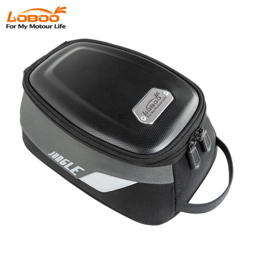 loboo-tank-bag-45l LOBOO Tank bag 4,5L magnetyczny, nylon 2520D, czarny/szary