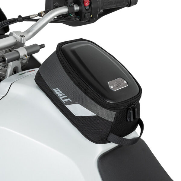 LOBOO Tank bag 4,5L magnetyczny, nylon 2520D, czarny/szary