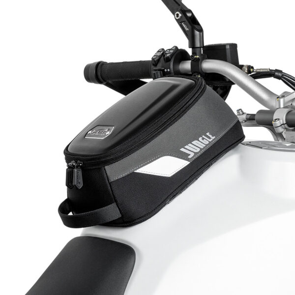 LOBOO Tank bag 4,5L magnetyczny, nylon 2520D, czarny/szary