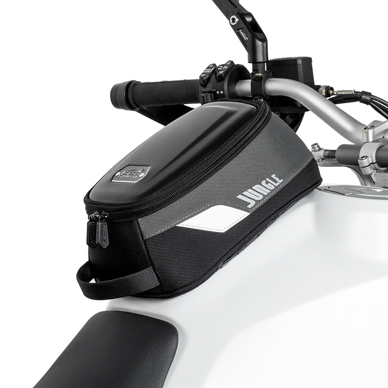 LOBOO Tank bag 4,5L magnetyczny, nylon 2520D, czarny/szary