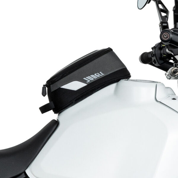 LOBOO Tank bag 4,5L magnetyczny, nylon 2520D, czarny/szary