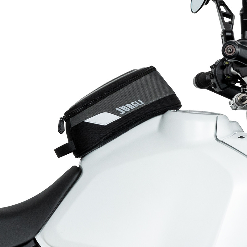 LOBOO Tank bag 4,5L magnetyczny, nylon 2520D, czarny/szary