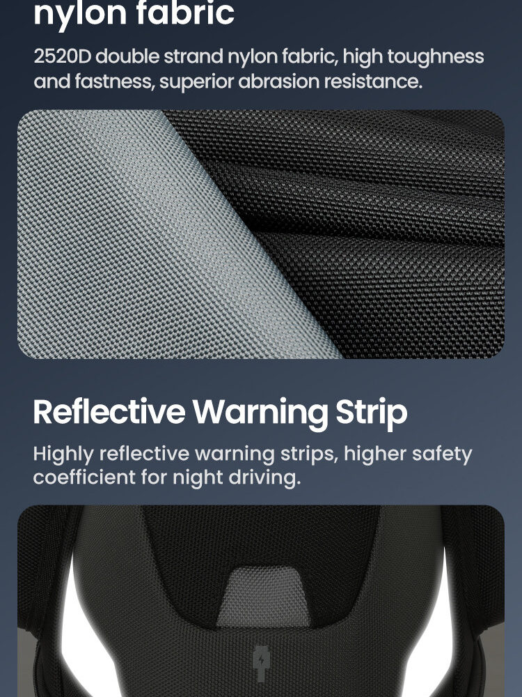 LOBOO Tank Bag z funkcją szybkiego demontażu z kotwy magnetycznej, regulacja montażu w zakresie 110mm, powiększalny w zakresie 7