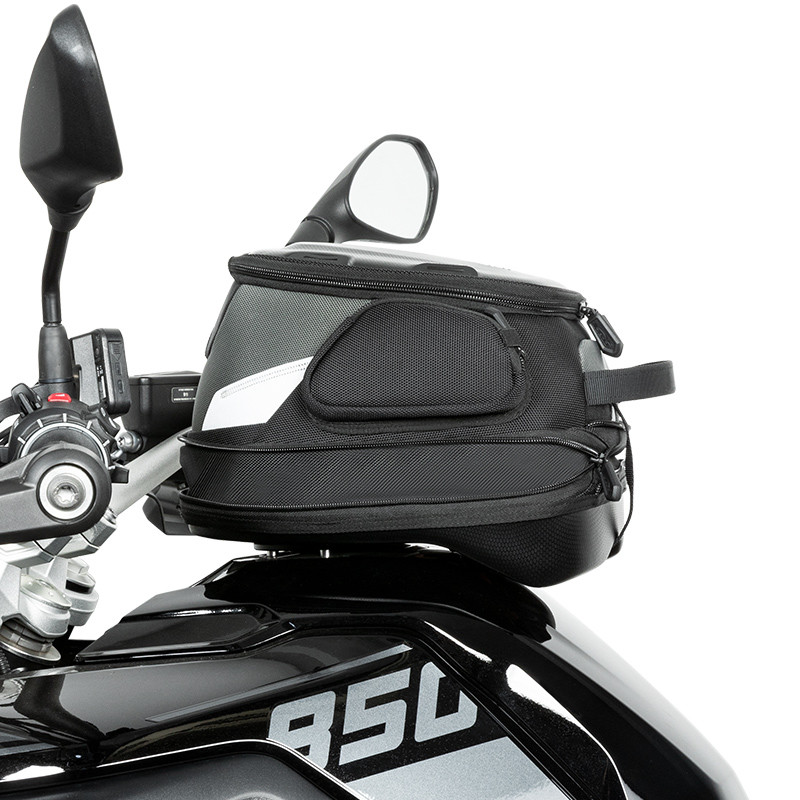 LOBOO Tank Bag z funkcją szybkiego demontażu z kotwy magnetycznej, regulacja montażu w zakresie 110mm, powiększalny w zakresie 7