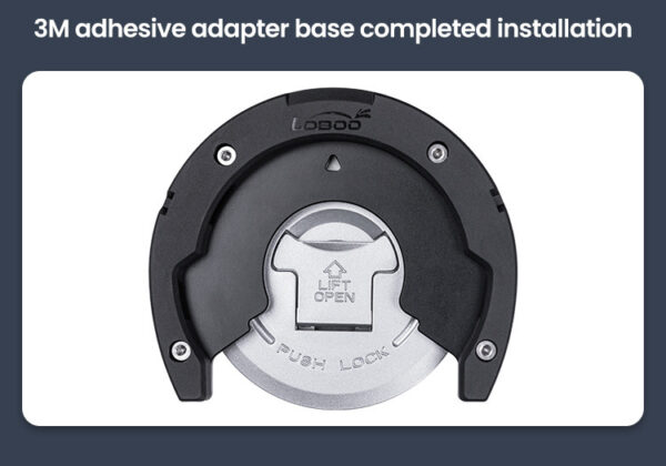 LOBOO Tank Bag z funkcją szybkiego demontażu z kotwy magnetycznej, regulacja montażu w zakresie 110mm, powiększalny w zakresie 7